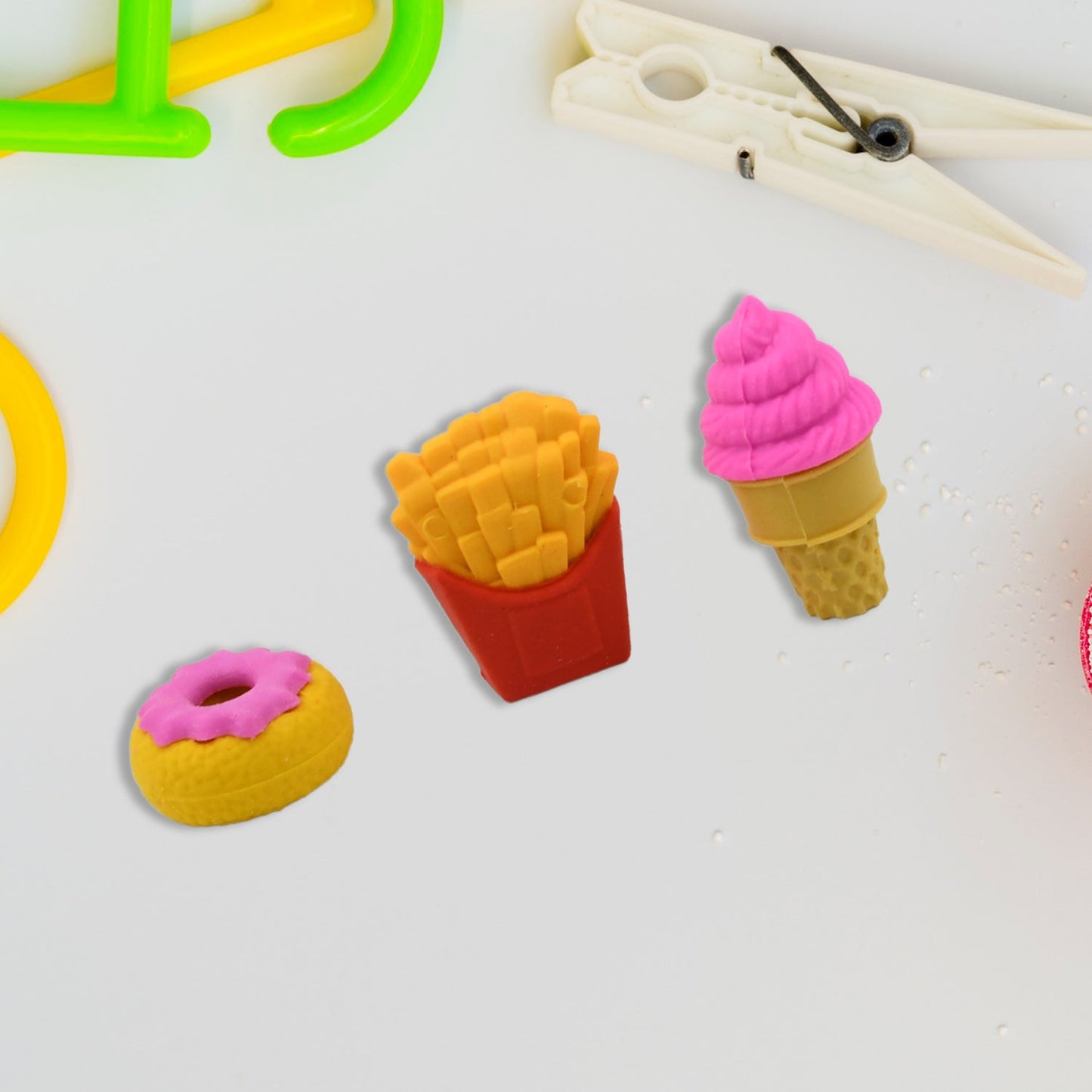 Fancy Food Colorful Erasers