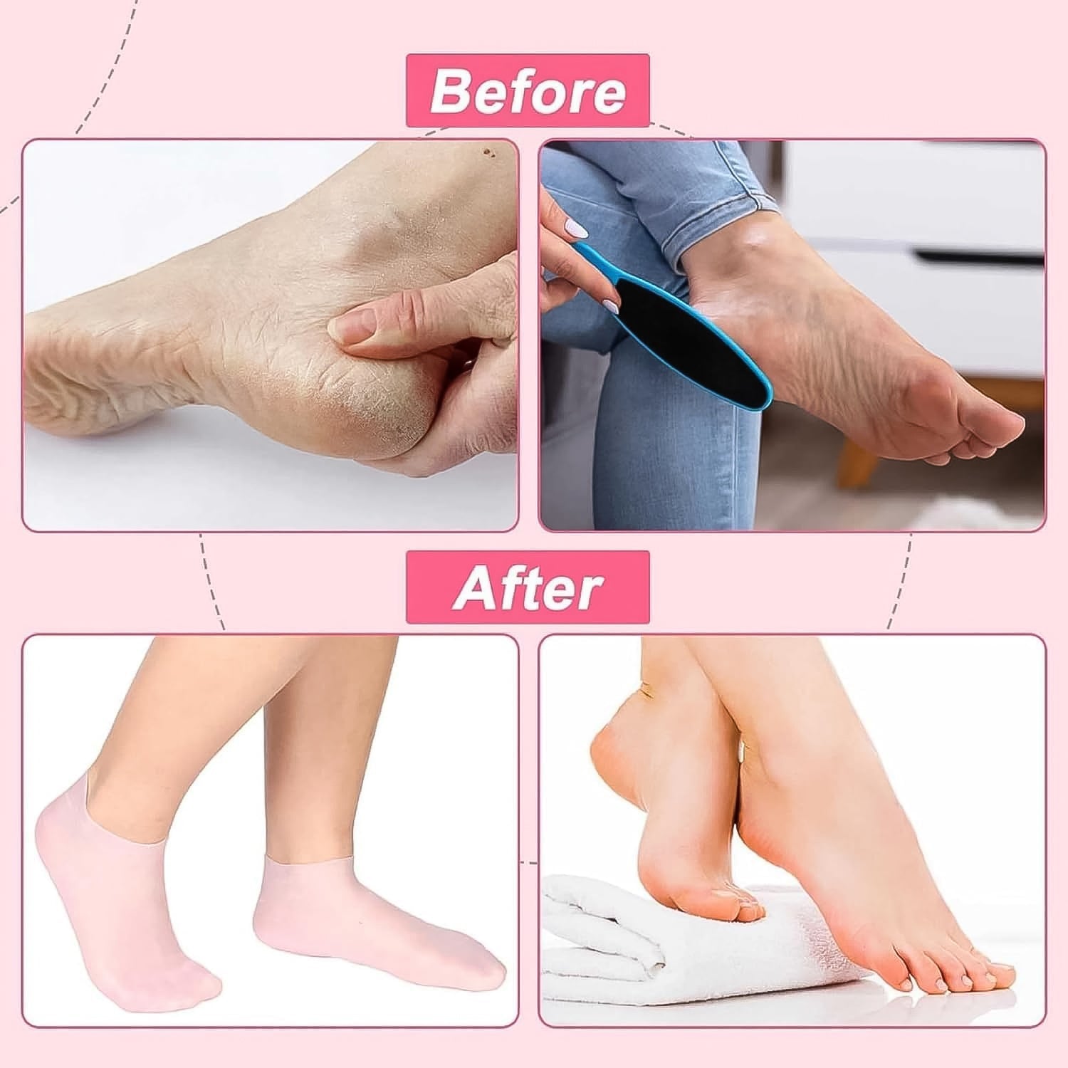 Silicone Moisturising Socks