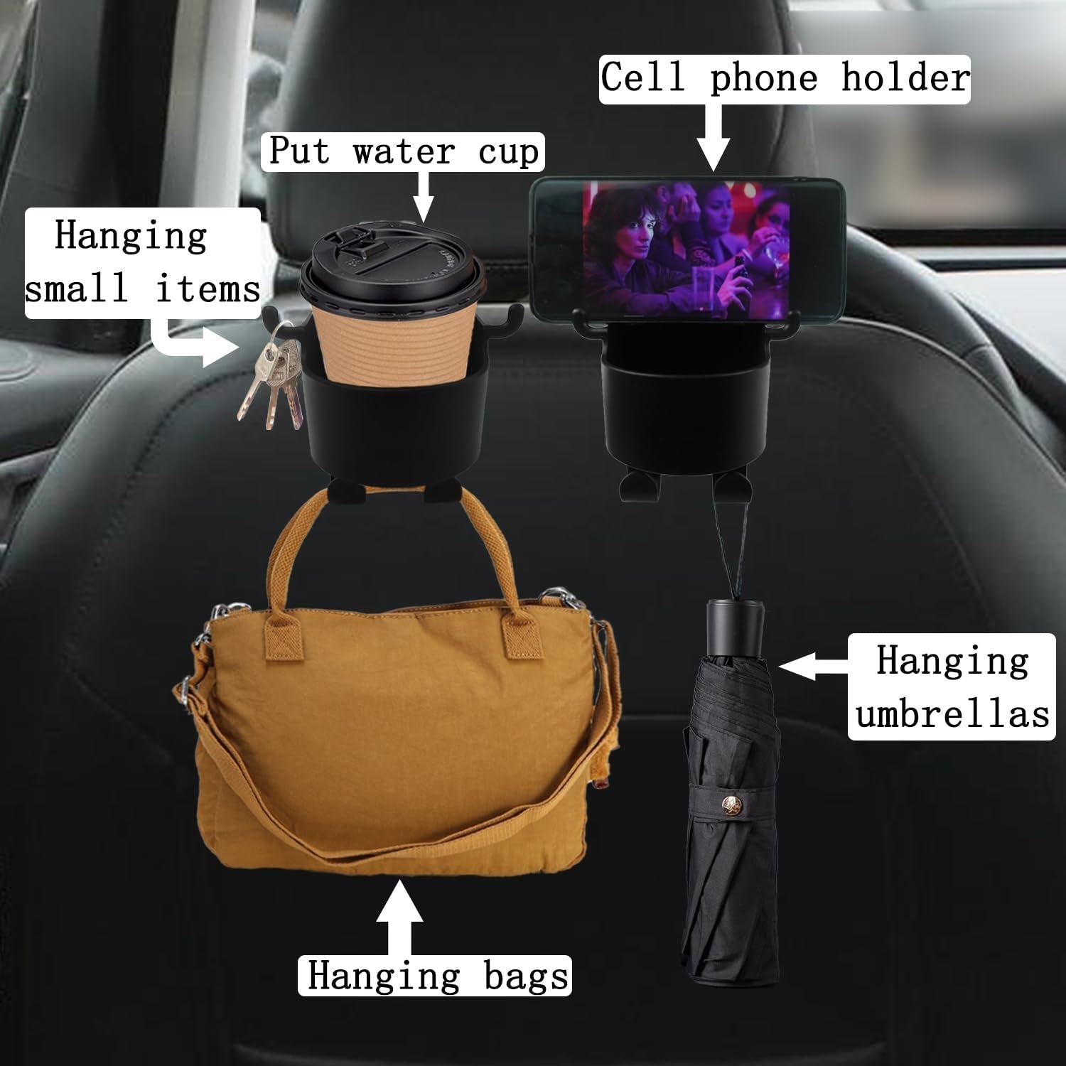 Car Headrest Backseat Organizer