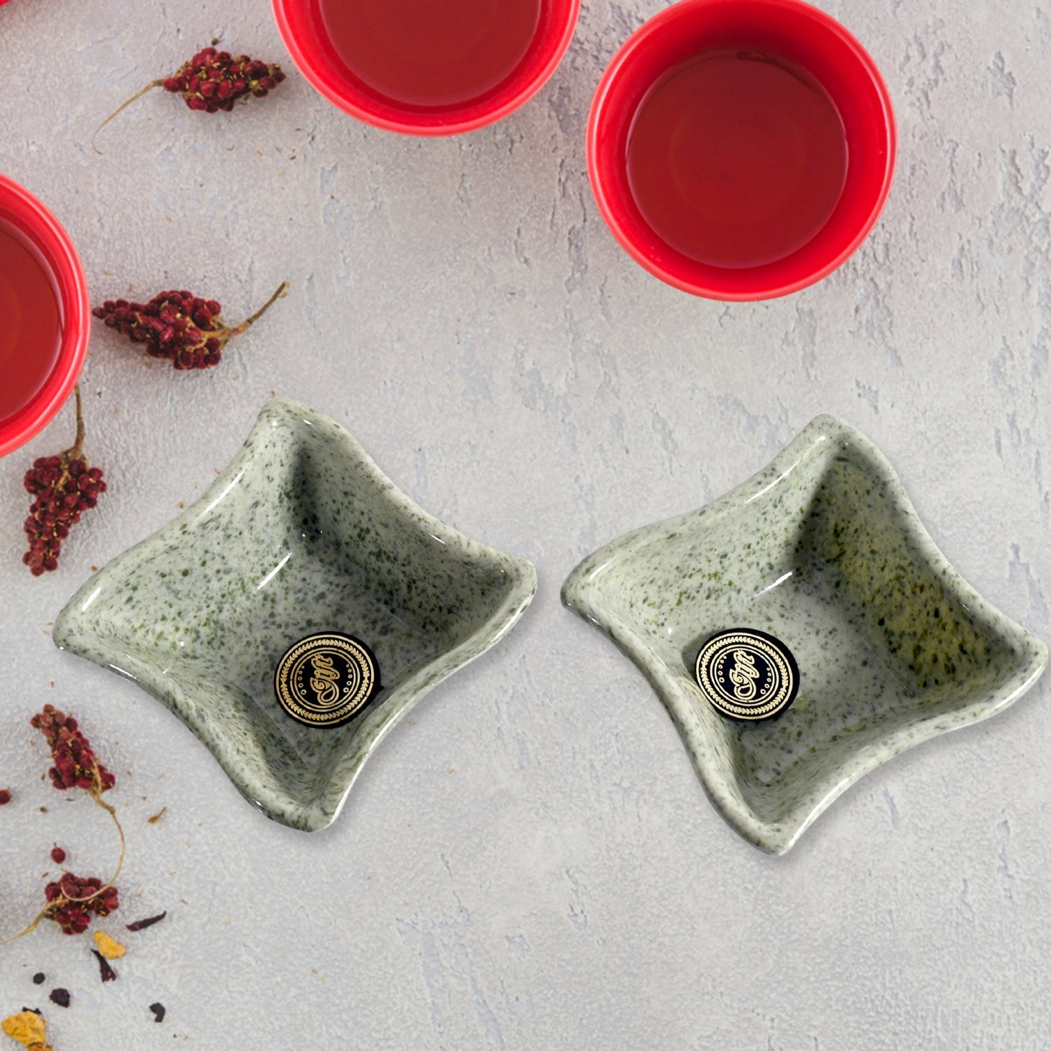 Colorful Ceramic Cup & Bowl Set