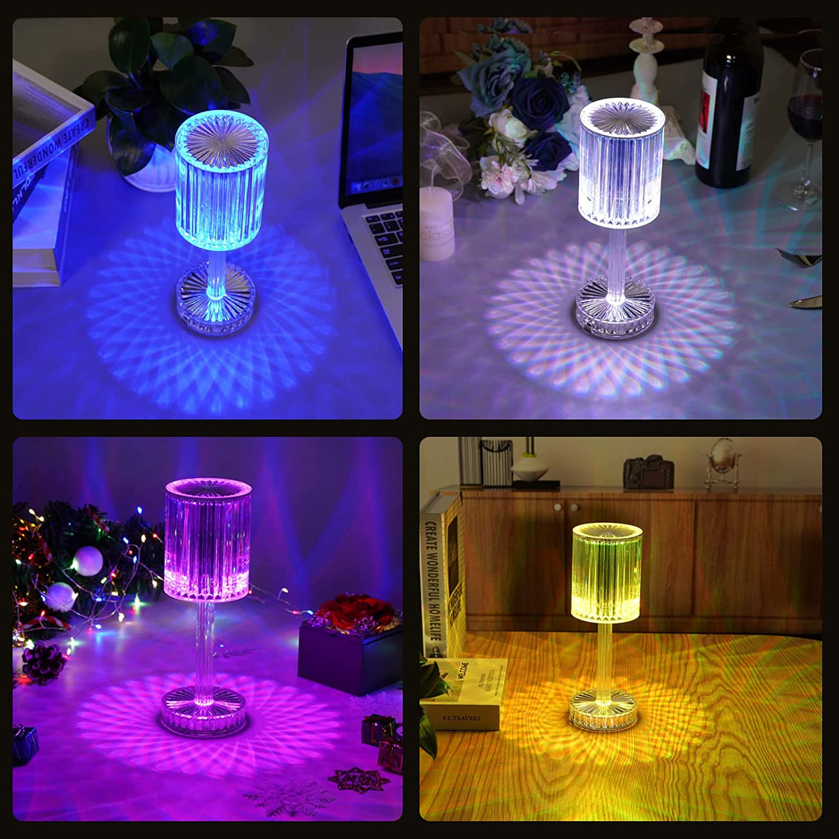 Crystal Touch Table Lamp