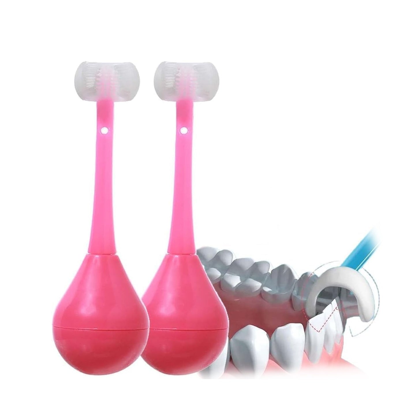 3-Sided Toddler Toothbrush