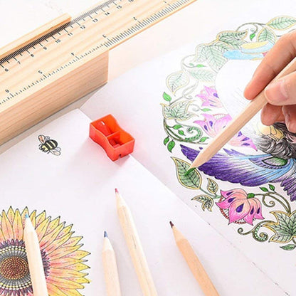 Colorful Wooden Pencil Set