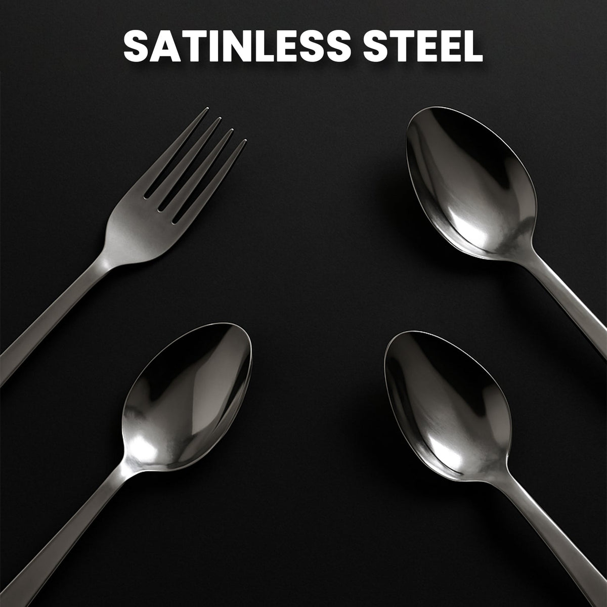 24 Pc Stainless Steel Cutlery Set