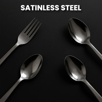 24 Pc Stainless Steel Cutlery Set