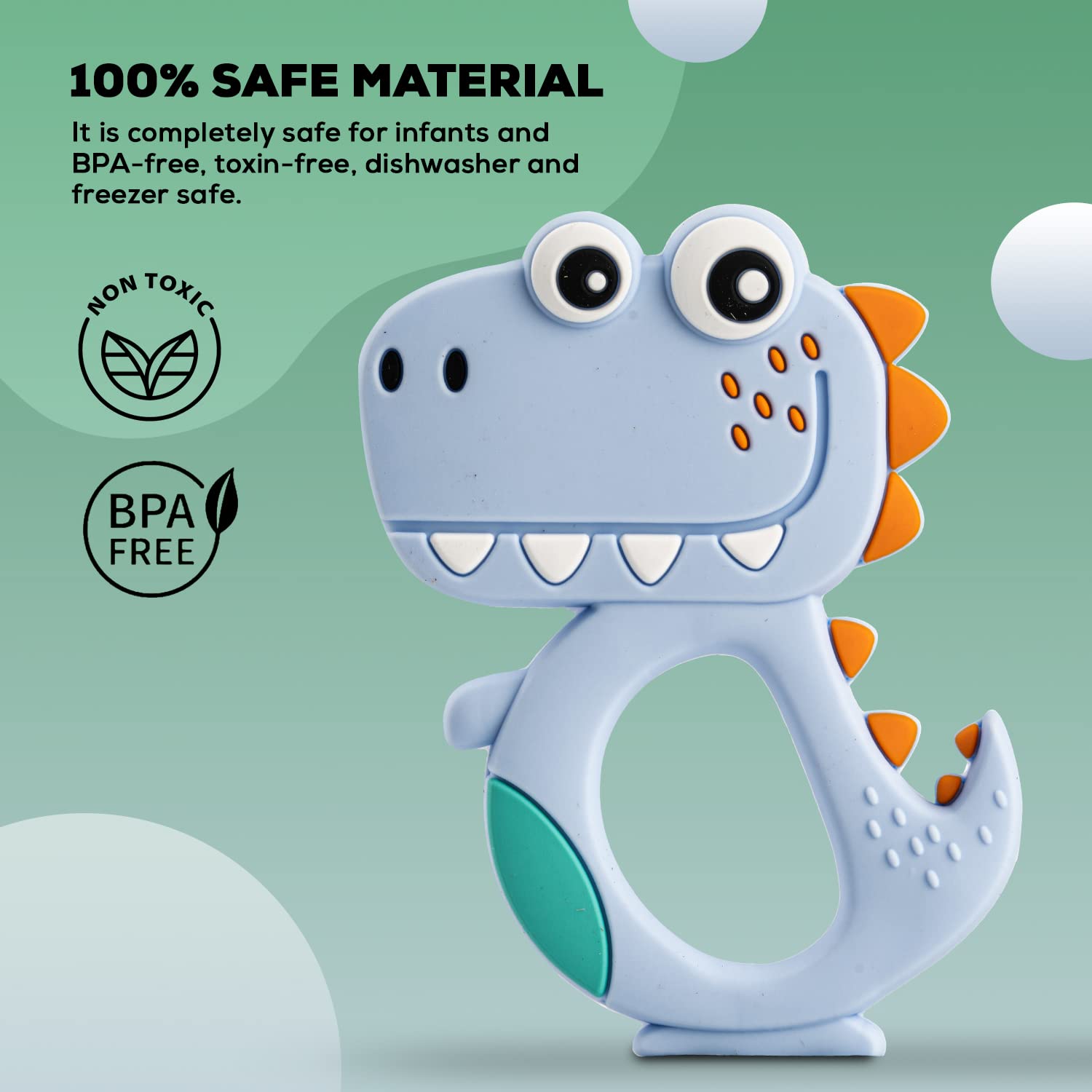 Dinosaur Baby Teether Toy