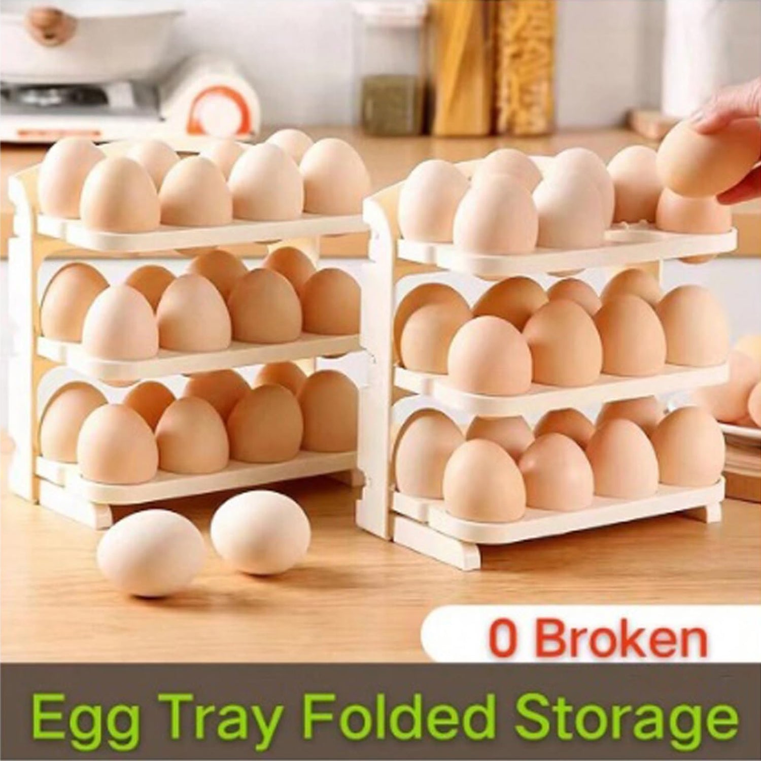 Plastic Foldable Egg Tray