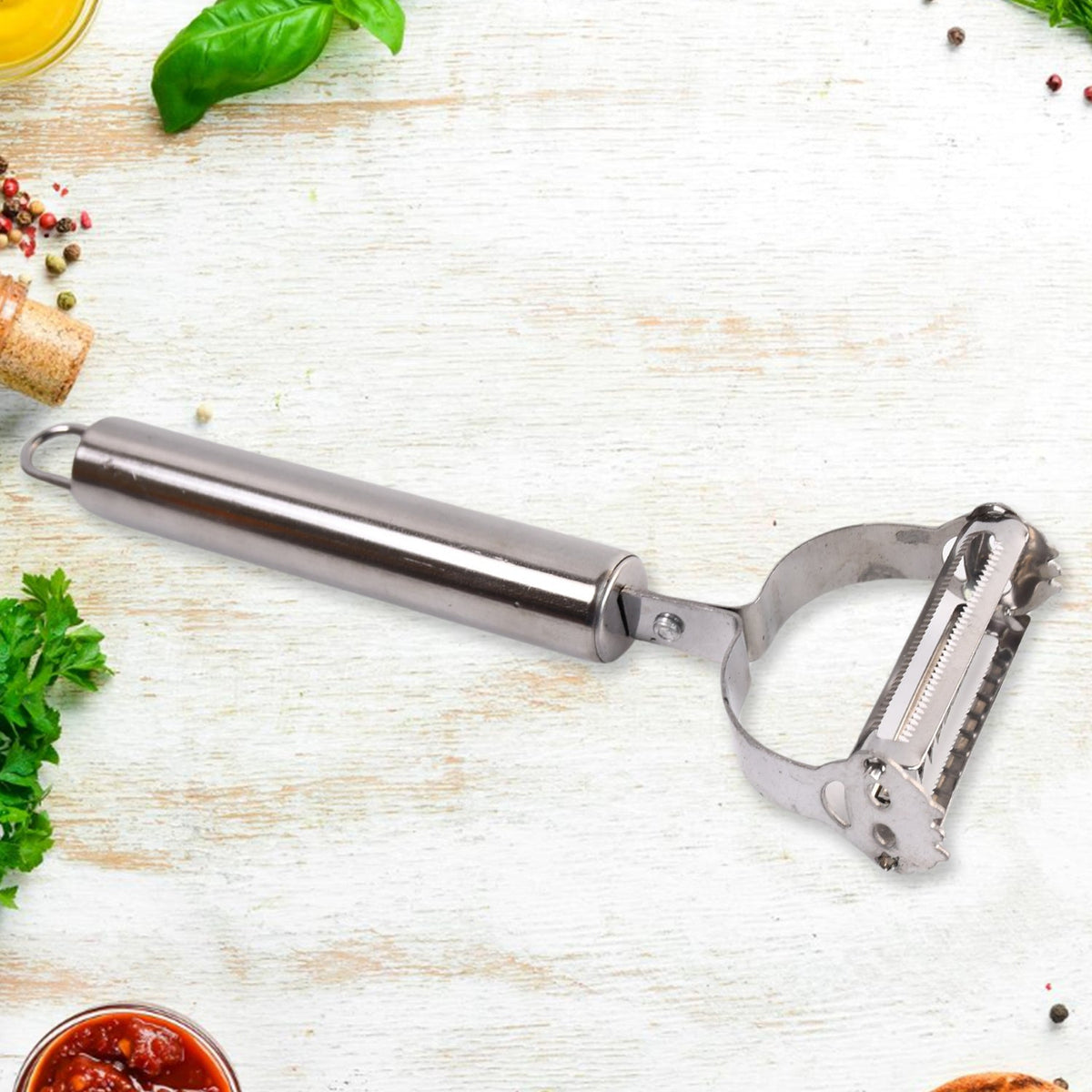 Multifunctional Steel Peeler Set