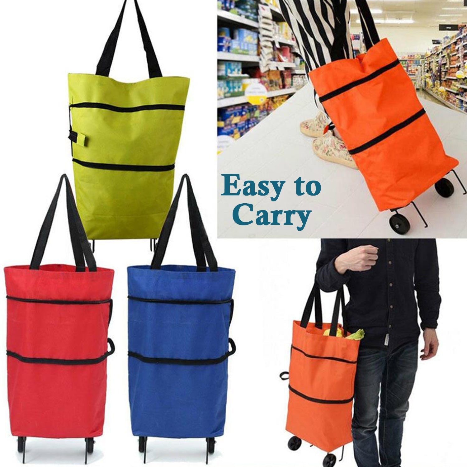 Foldable Shopping Cart Bag