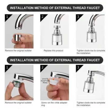 Swivel Faucet Extender Aerator