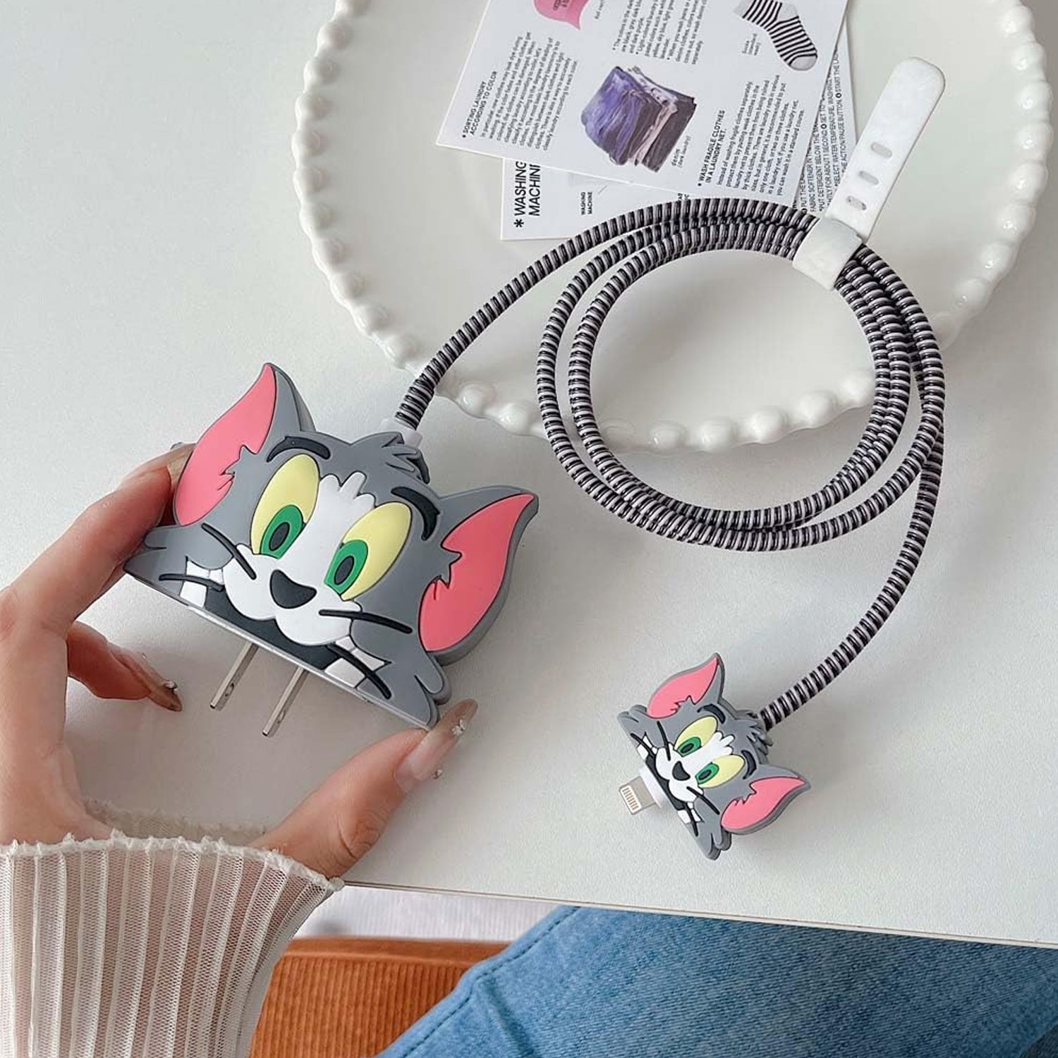 Cartoon Charger Protector Case