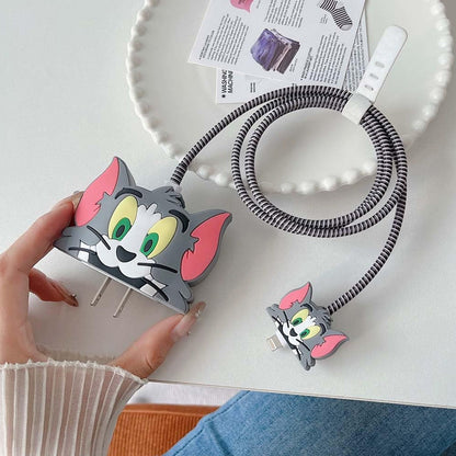 Cartoon Charger Protector Case