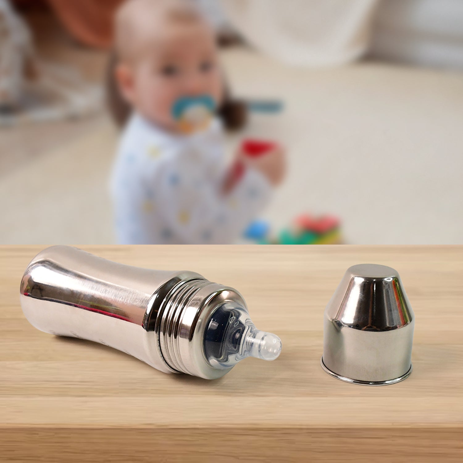 Stainless Steel Baby Feeding Bottle