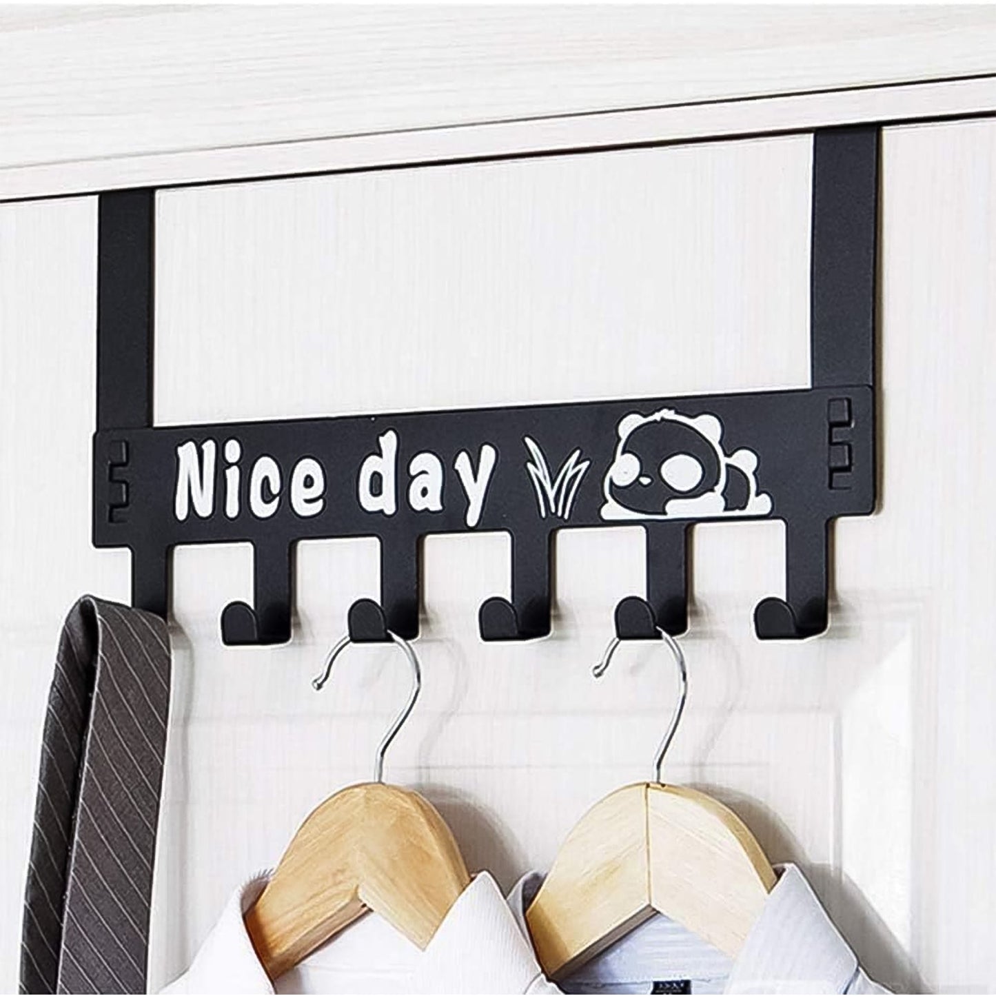 Heavy-duty Carbon Steel Door Hook Hanger Rack