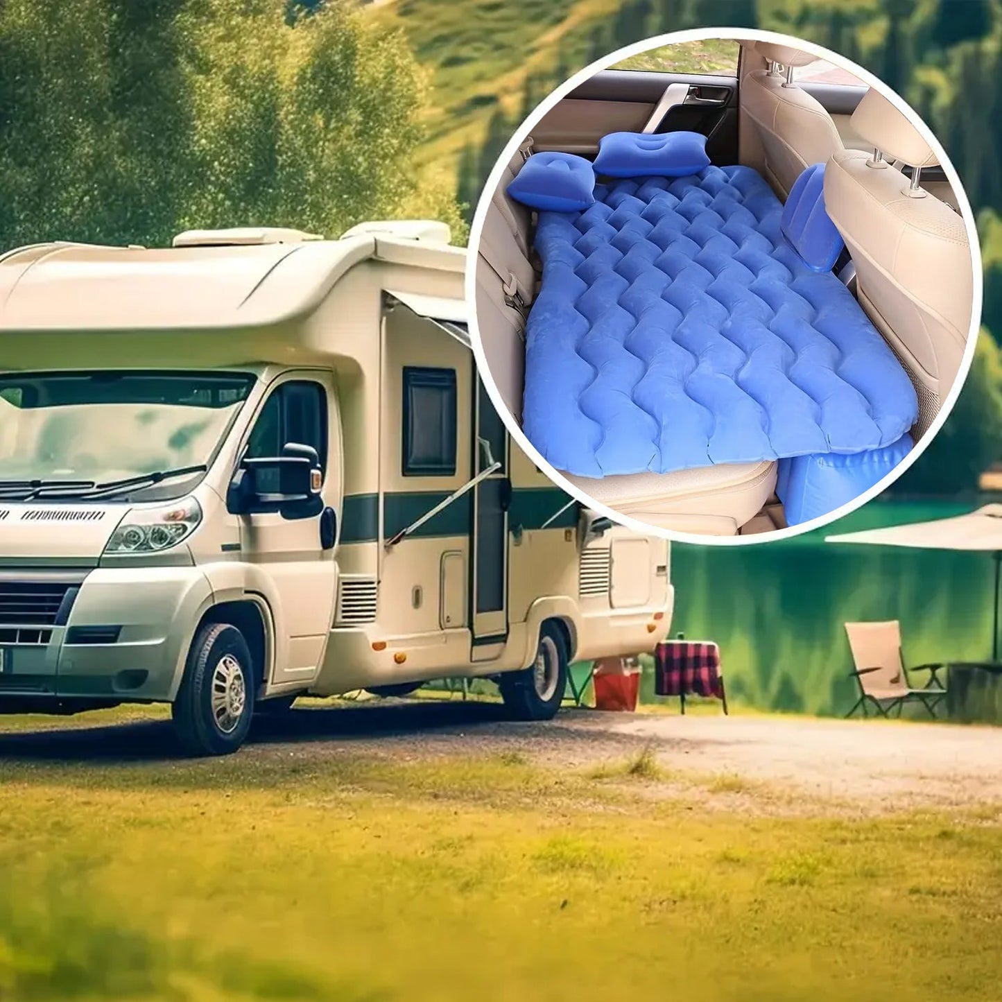 Inflatable Car Backseat Bed