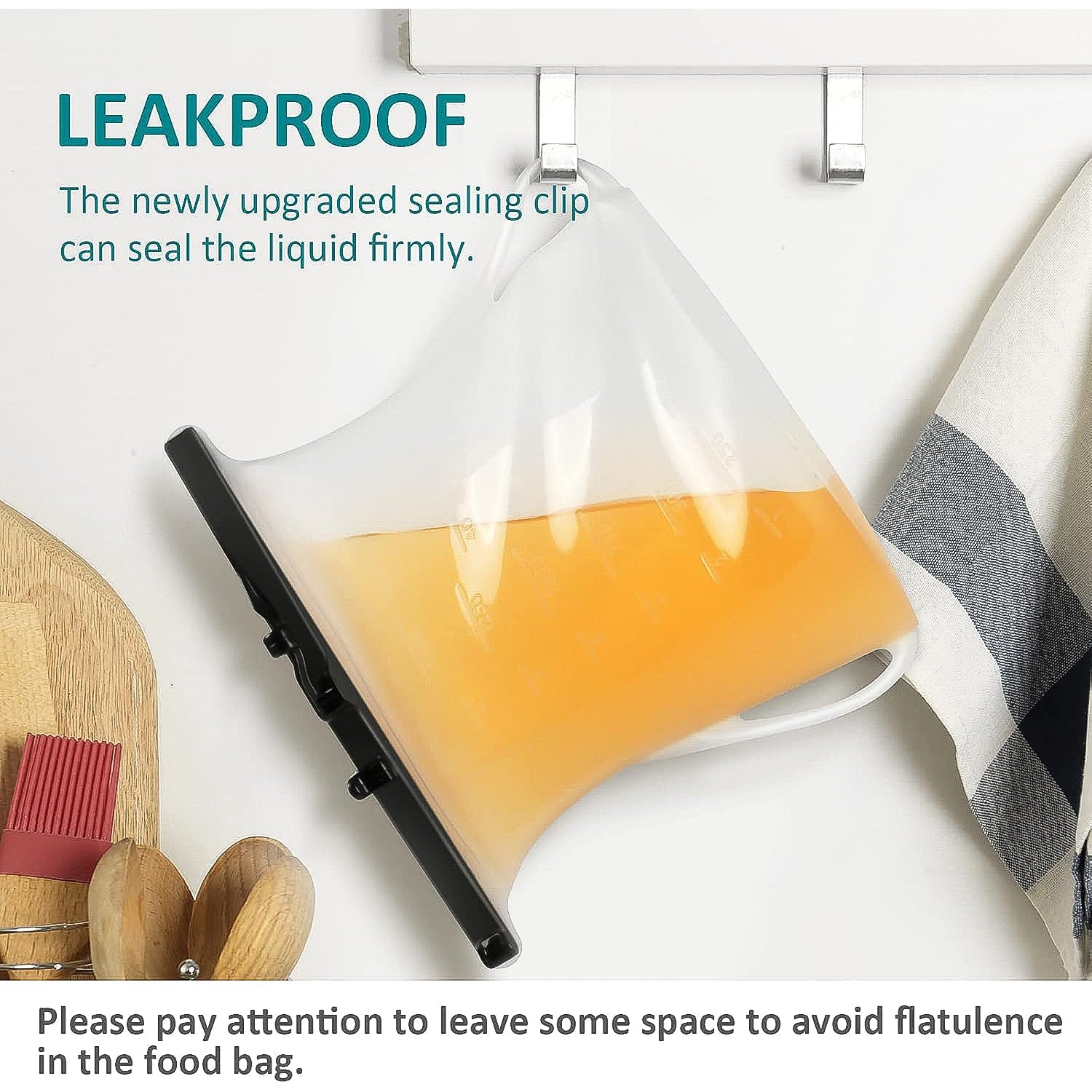 Leakproof Reusable Silicone Bags