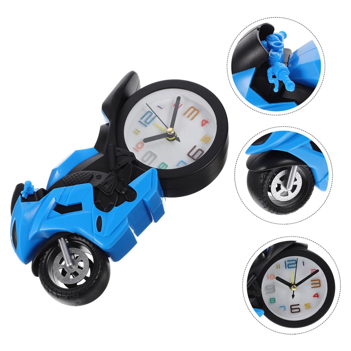 Fashioned Alarm Clock Novelty Retro Motorcycle