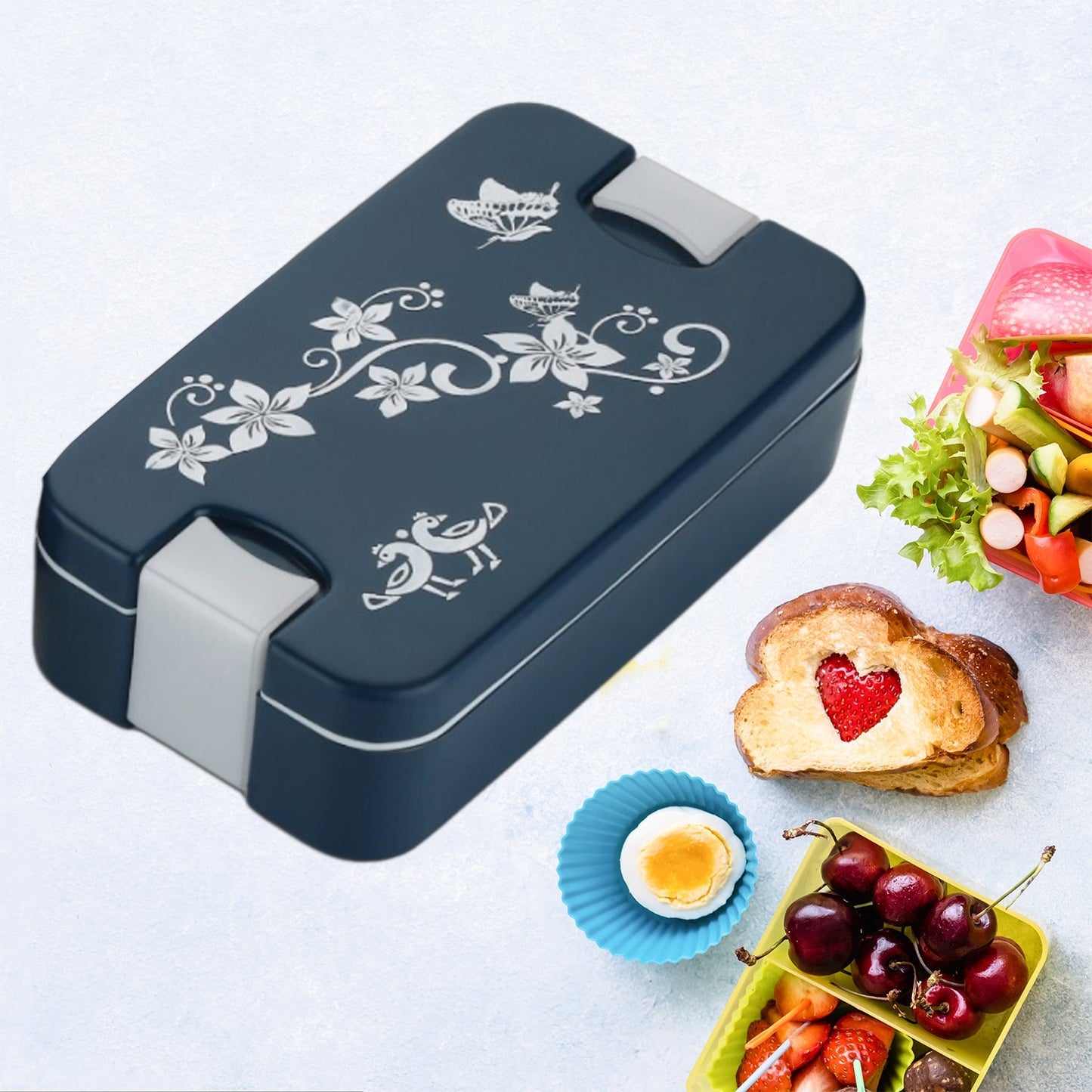 2-Compartment Airtight Lunch Box