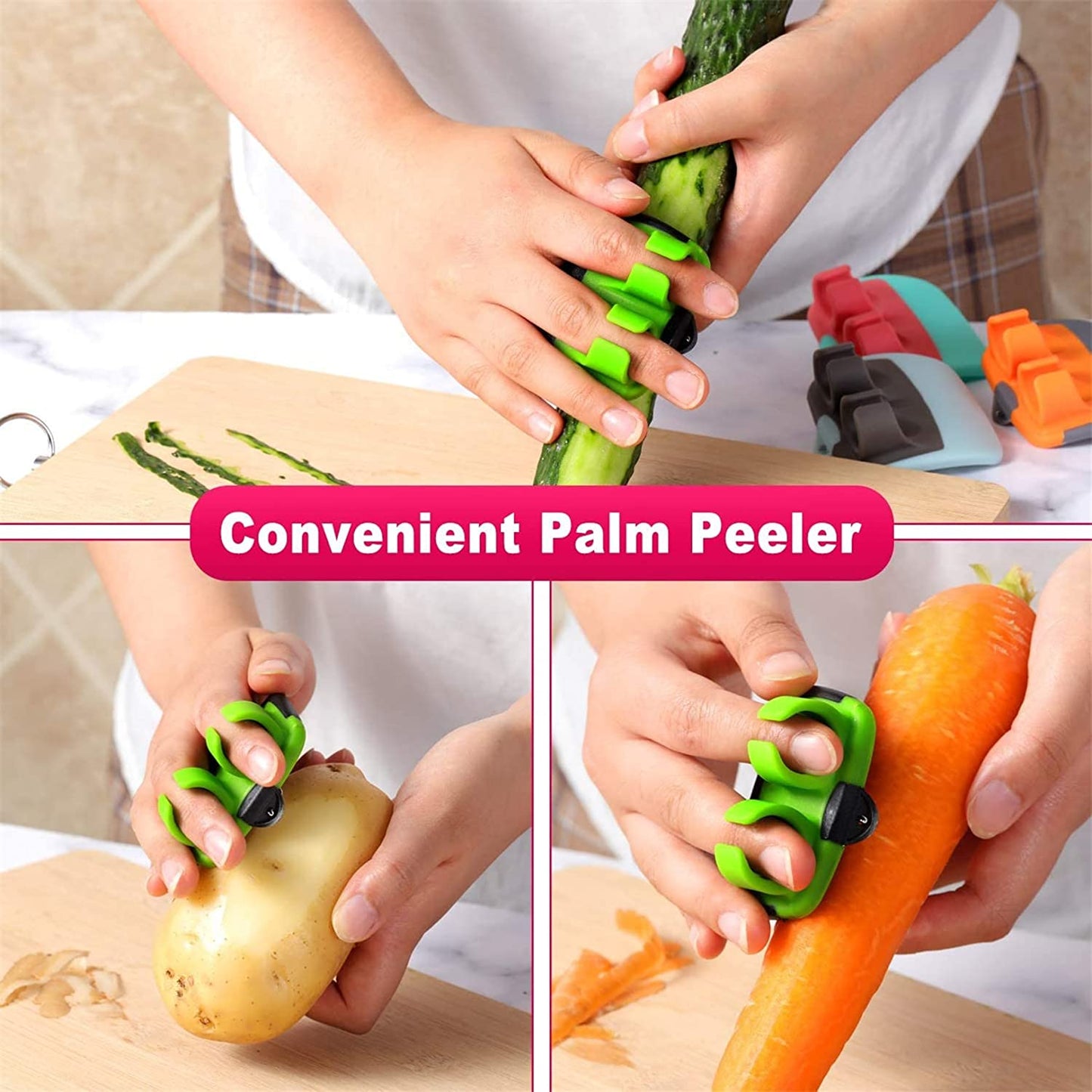 Palm Grip Vegetable Peeler
