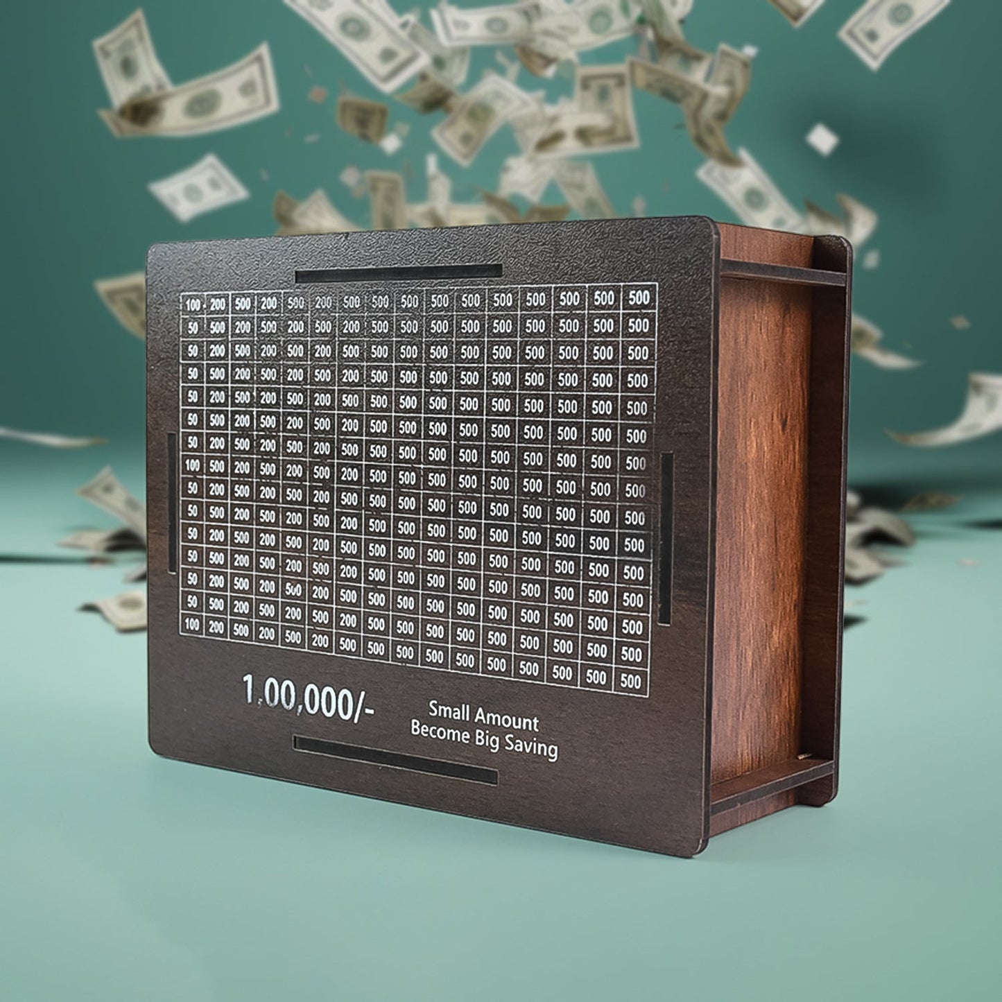 Wooden Money  Piggy Bank