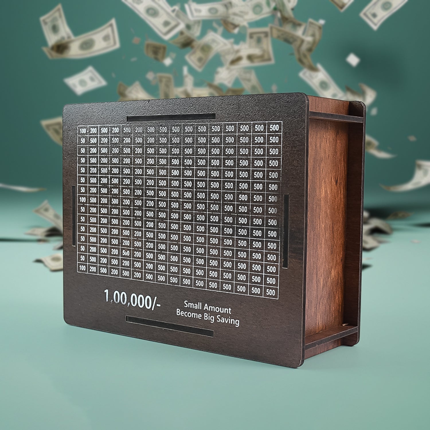 Wooden Money  Piggy Bank