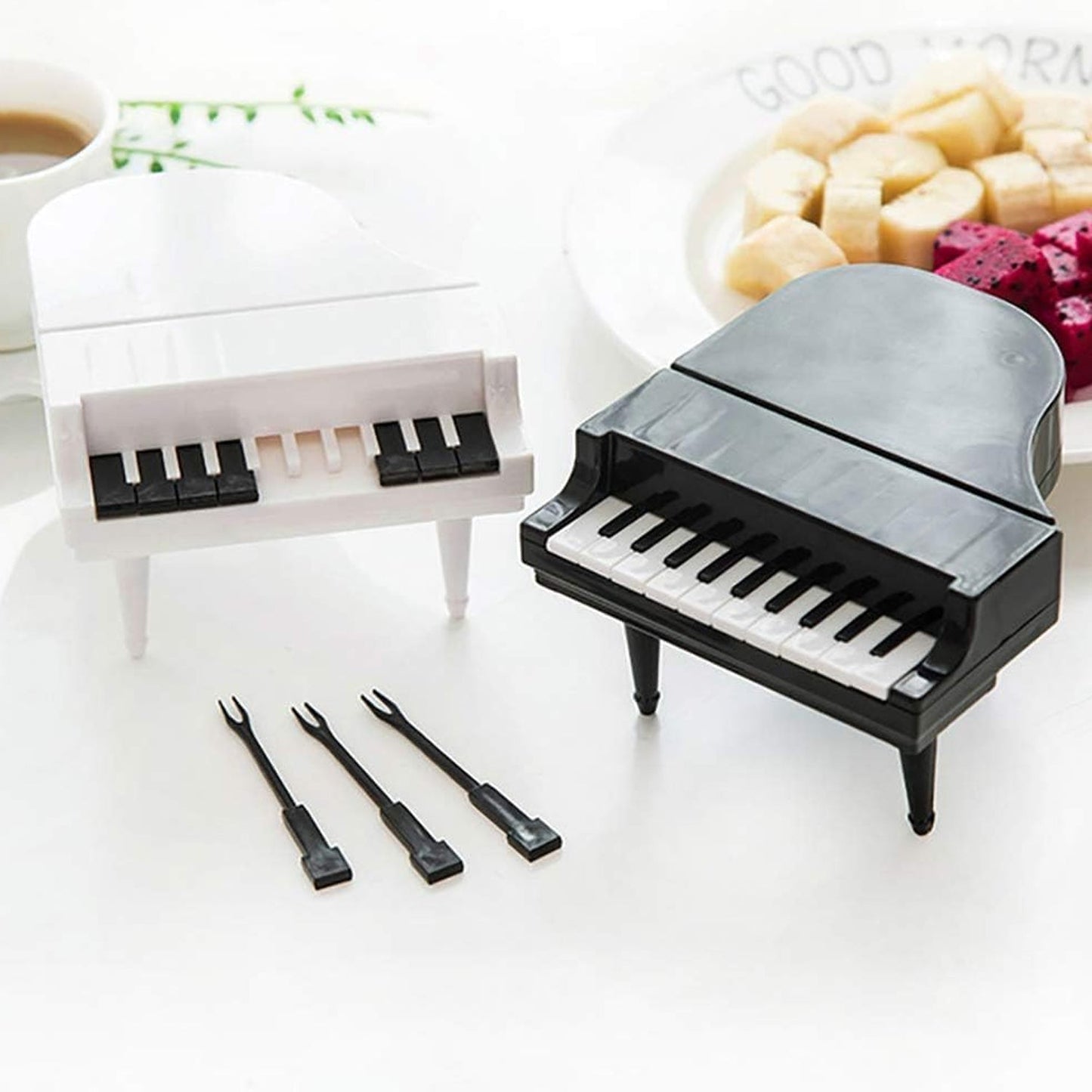 Creative Piano Fruit Forks Set (10pcs)