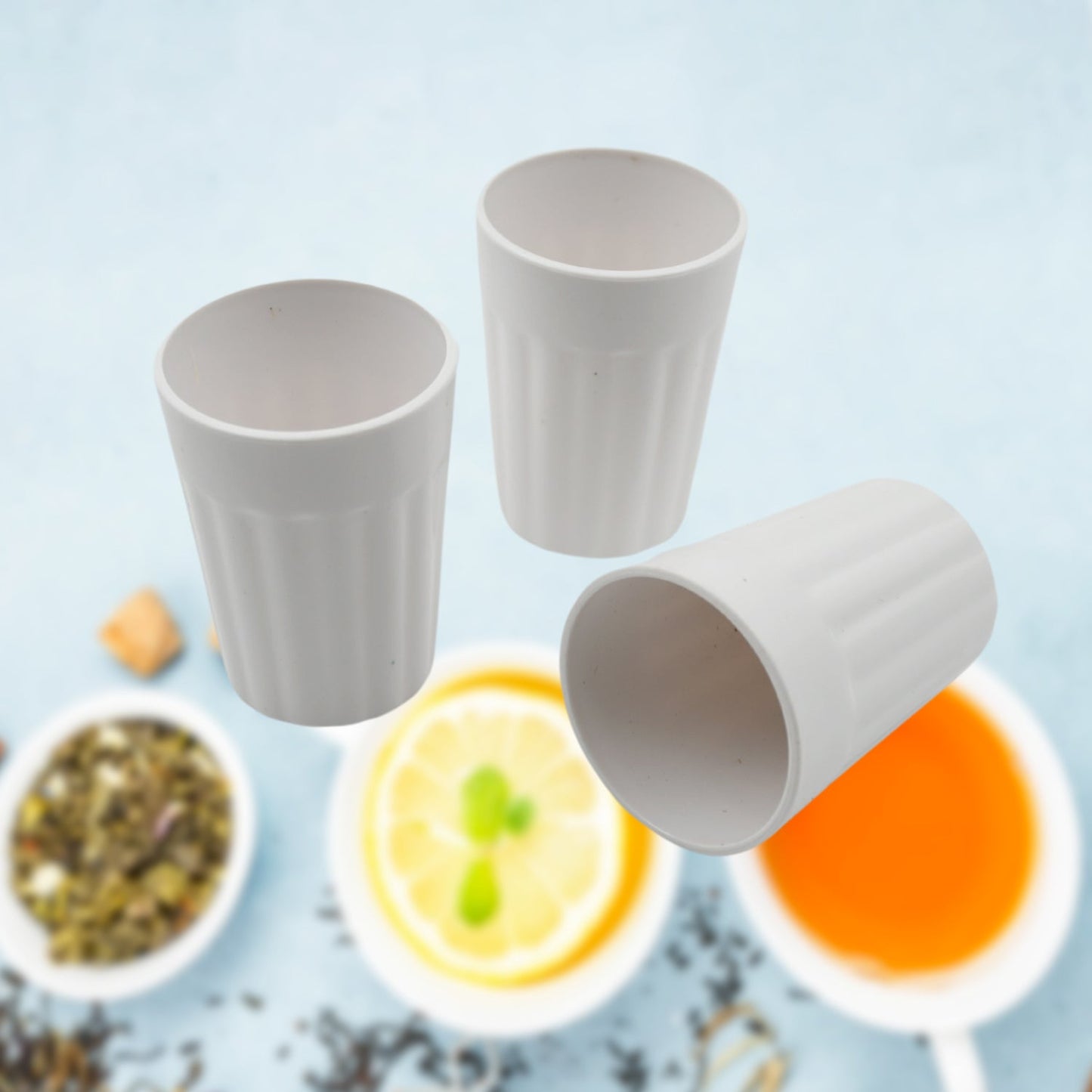 Plastic Tea Mugs Set