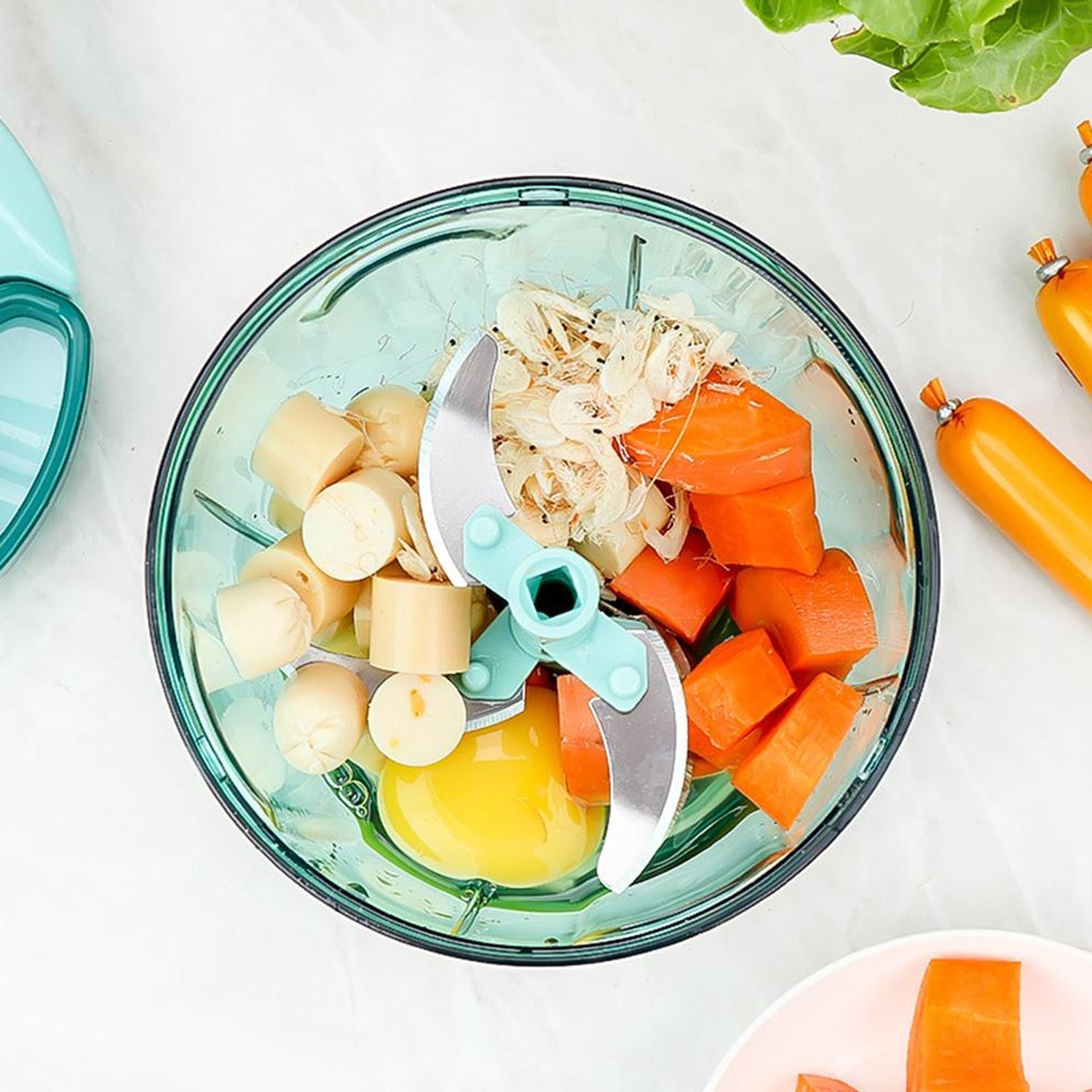 Pull-String Vegetable Chopper