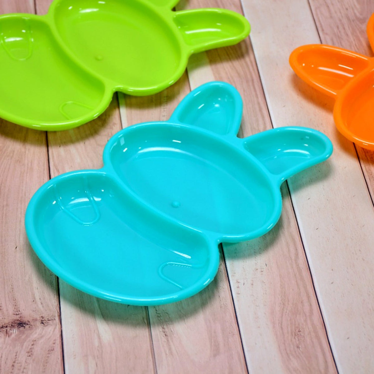 Rabbit Shape Kids Dish Set – 6 Pcs