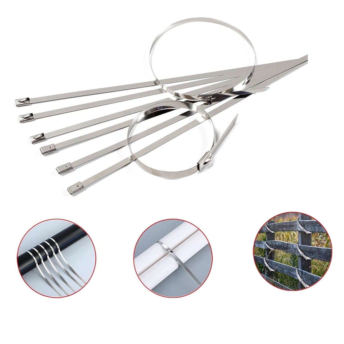 Steel Cable Tie Set