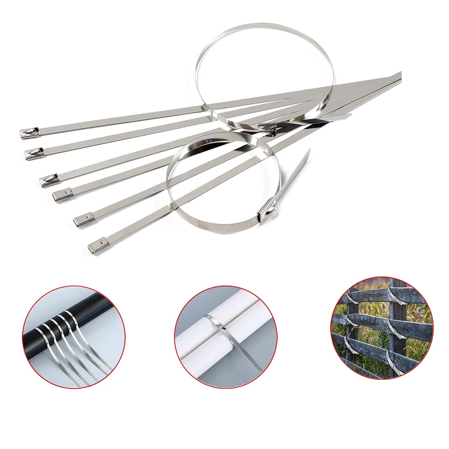 Steel Cable Tie Set