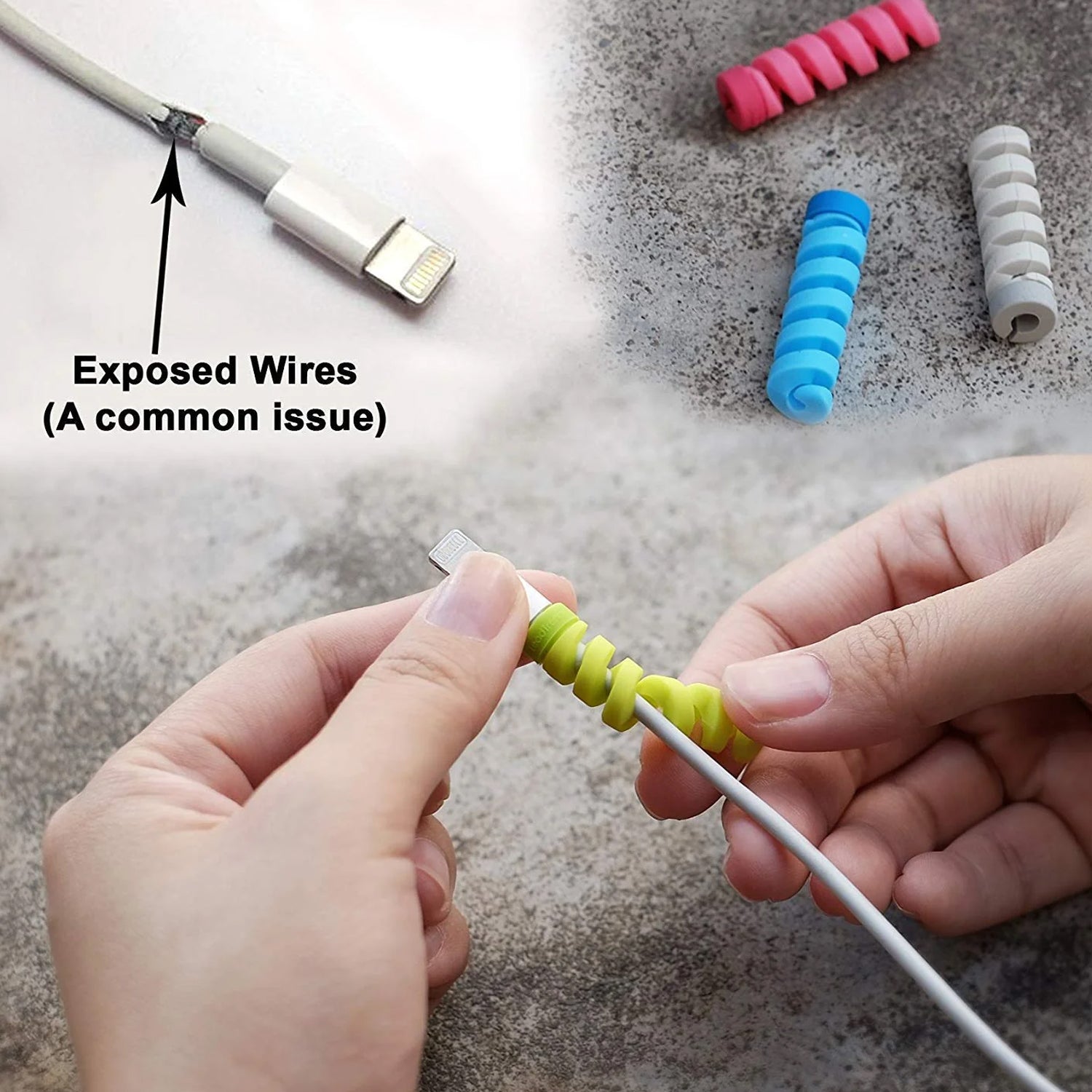 Spiral Charger Cable Protectors