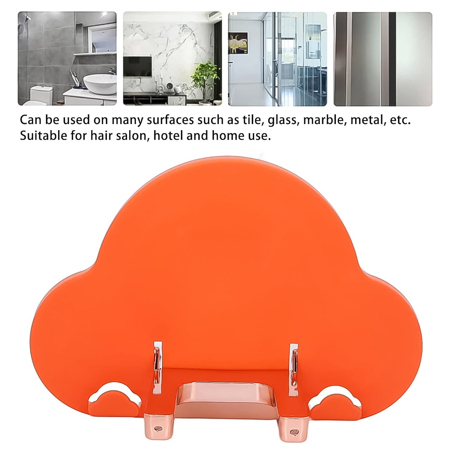 No-Drill Hair Dryer Holder
