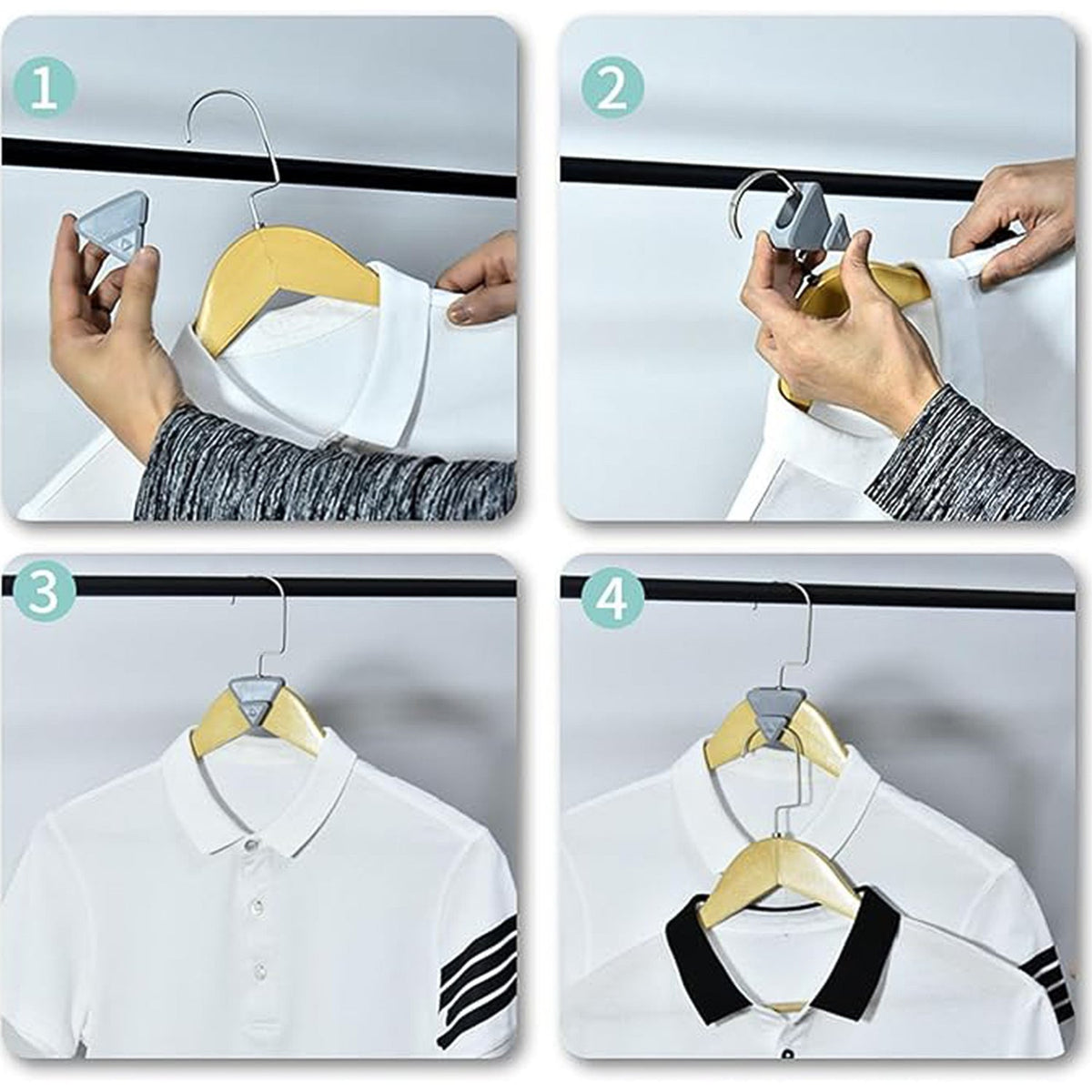 Triangle Closet Hanger Hooks