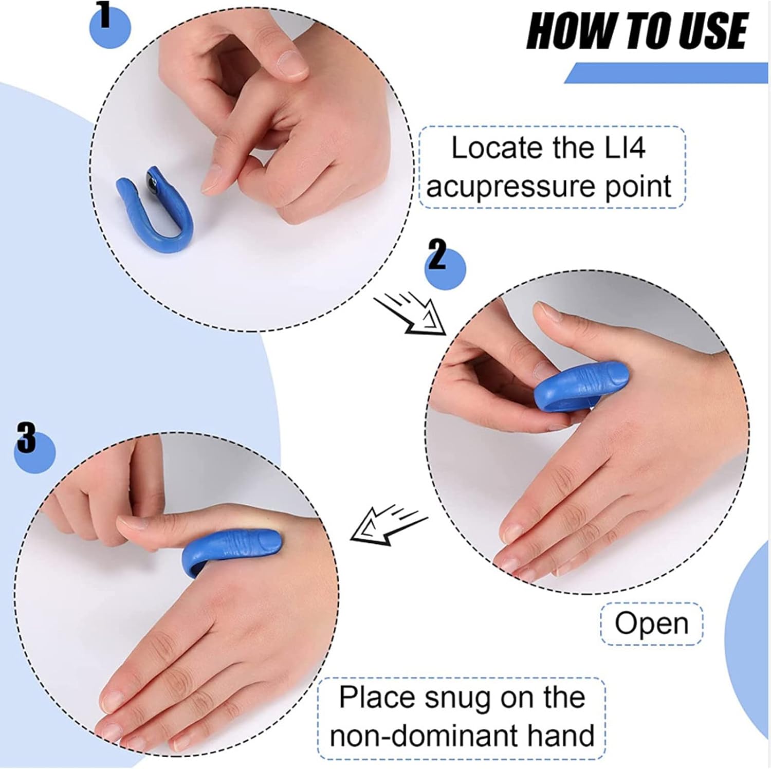 Magnetic Migraine Relief Clip