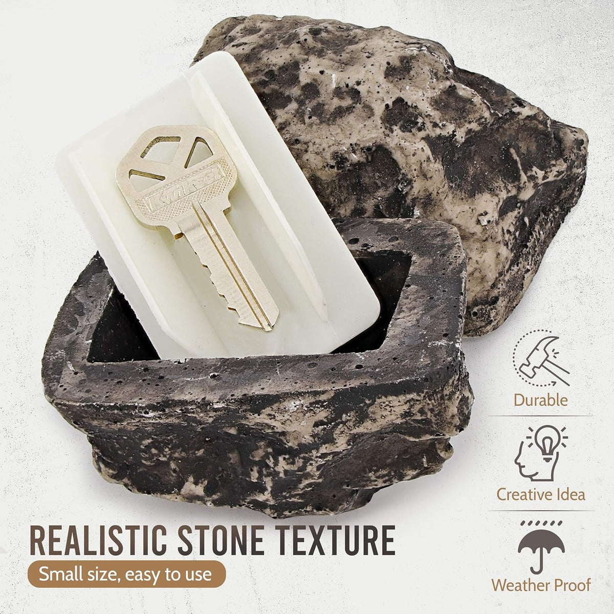 Rock Key Hider Decorative Piece