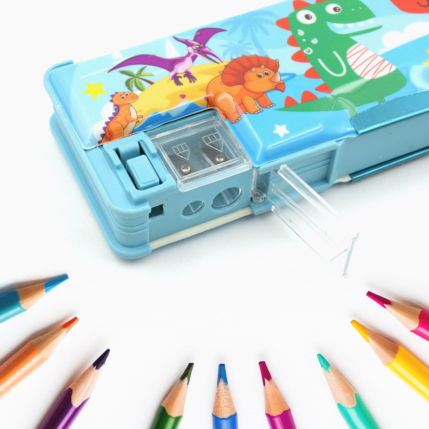 Cartoon Double-Deck Pencil Case