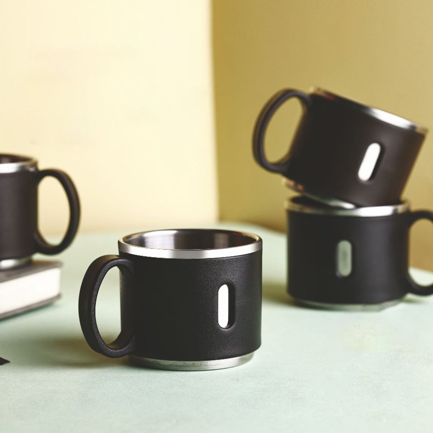 Stainless Steel Mug Set