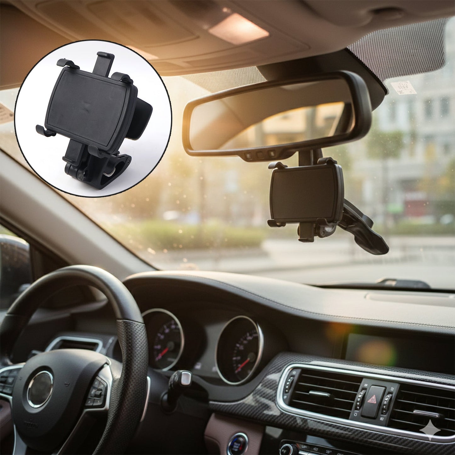 Car Mobile Phone Holder With 360 Degree Stand