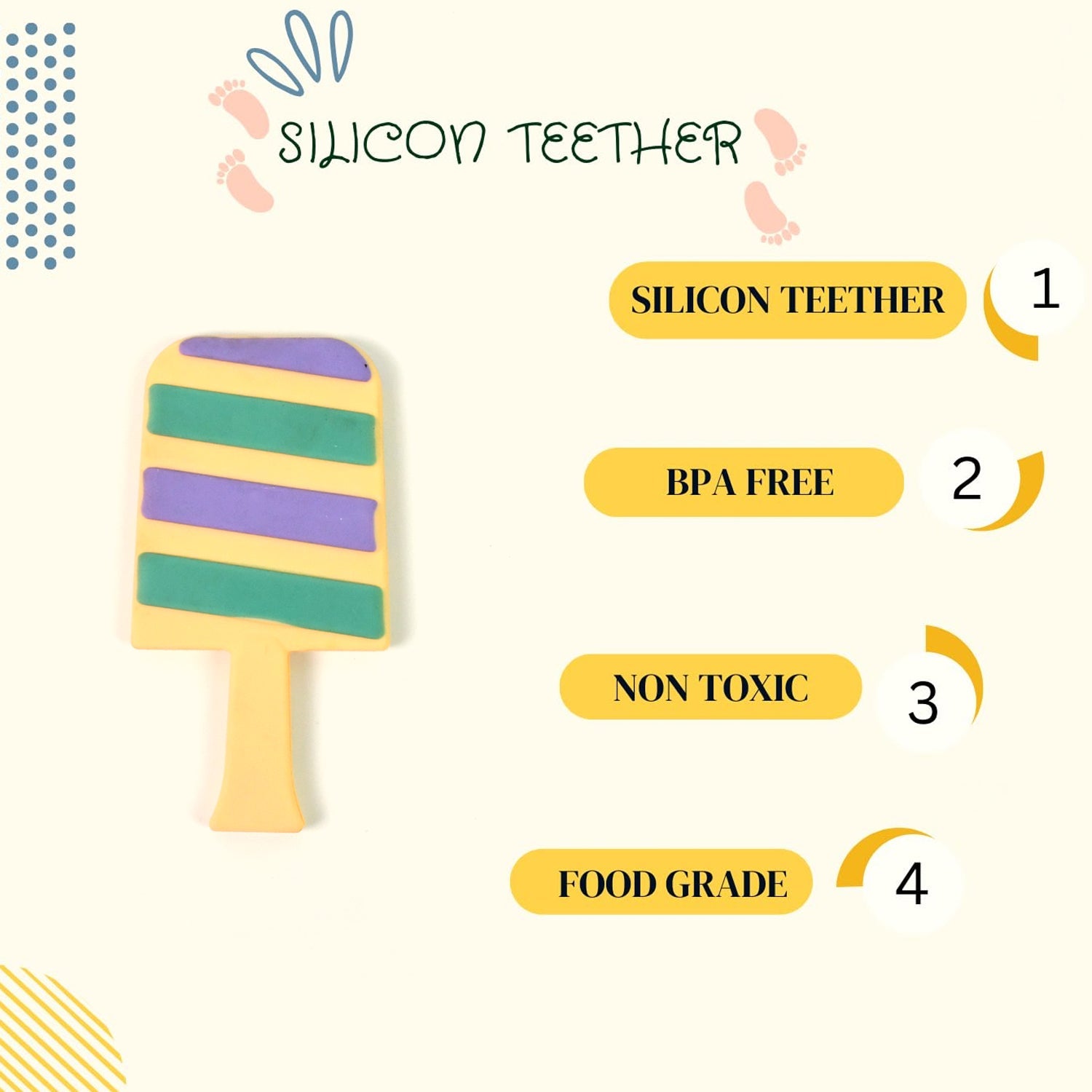 Silicone Baby Teether Toy