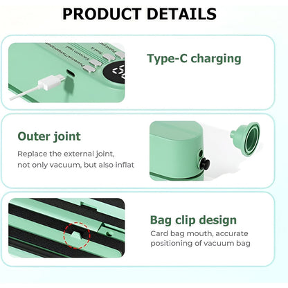 Rechargeable Food Vacuum Sealer