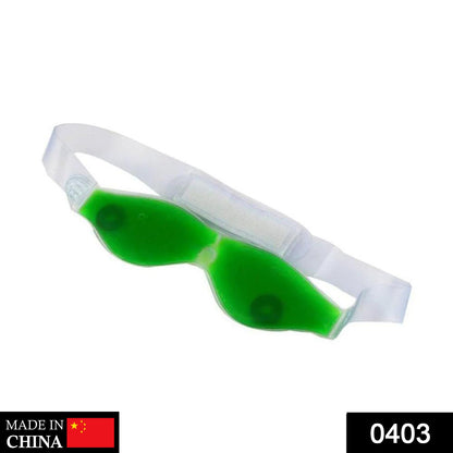 Cold Eye Mask With Stick-on Straps