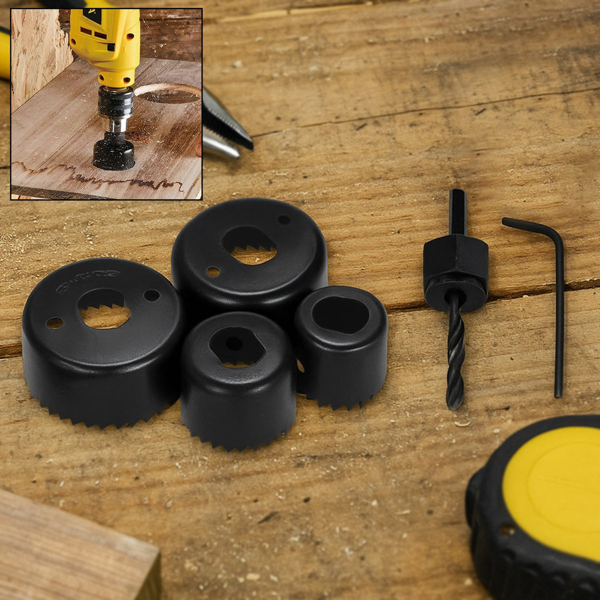 6-Piece Hole Saw Kit
