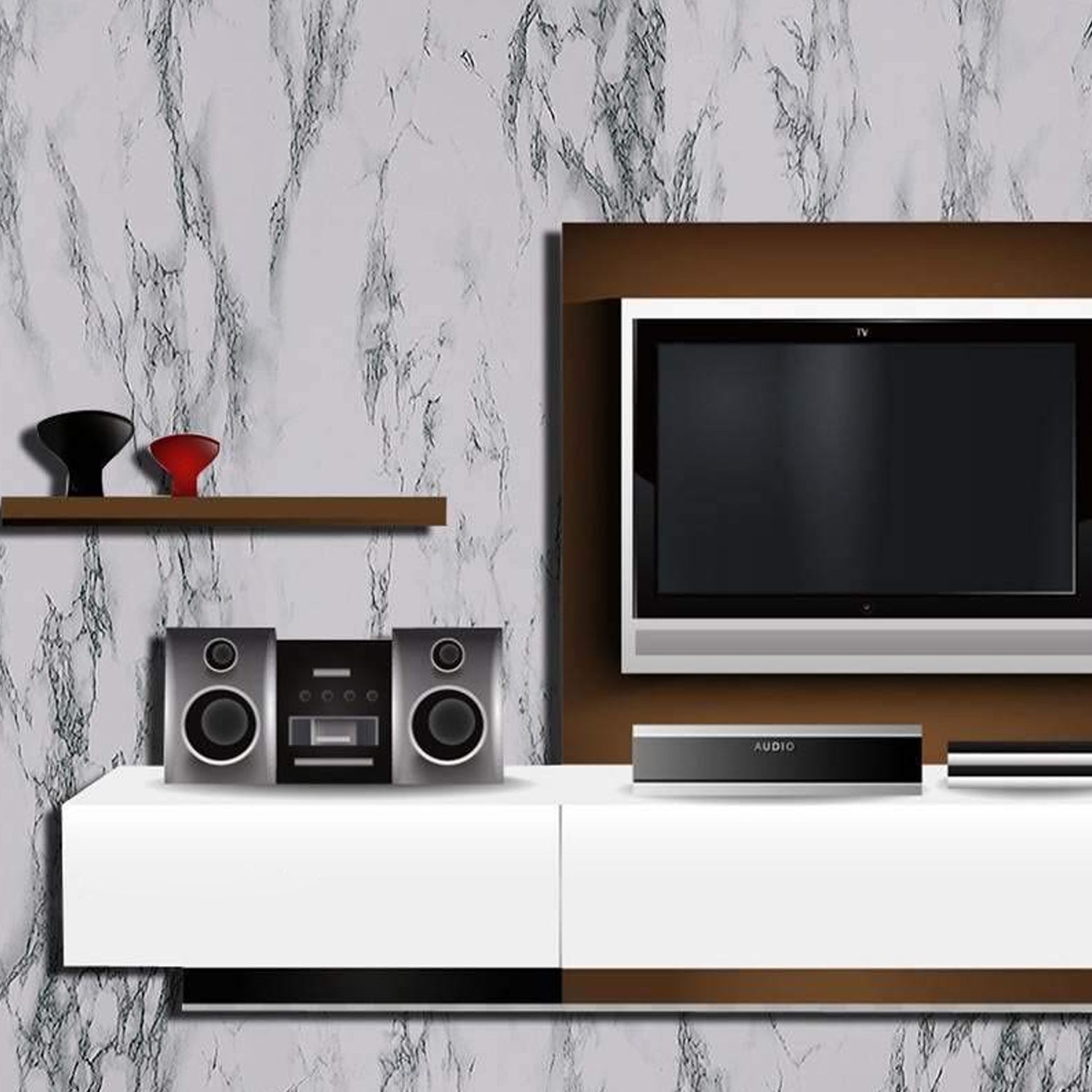 Marble Kitchen Wallpaper
