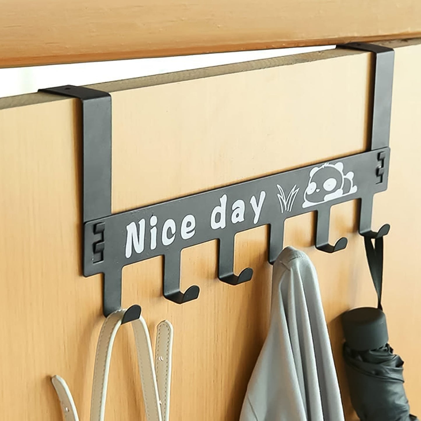 Heavy-duty Carbon Steel Door Hook Hanger Rack