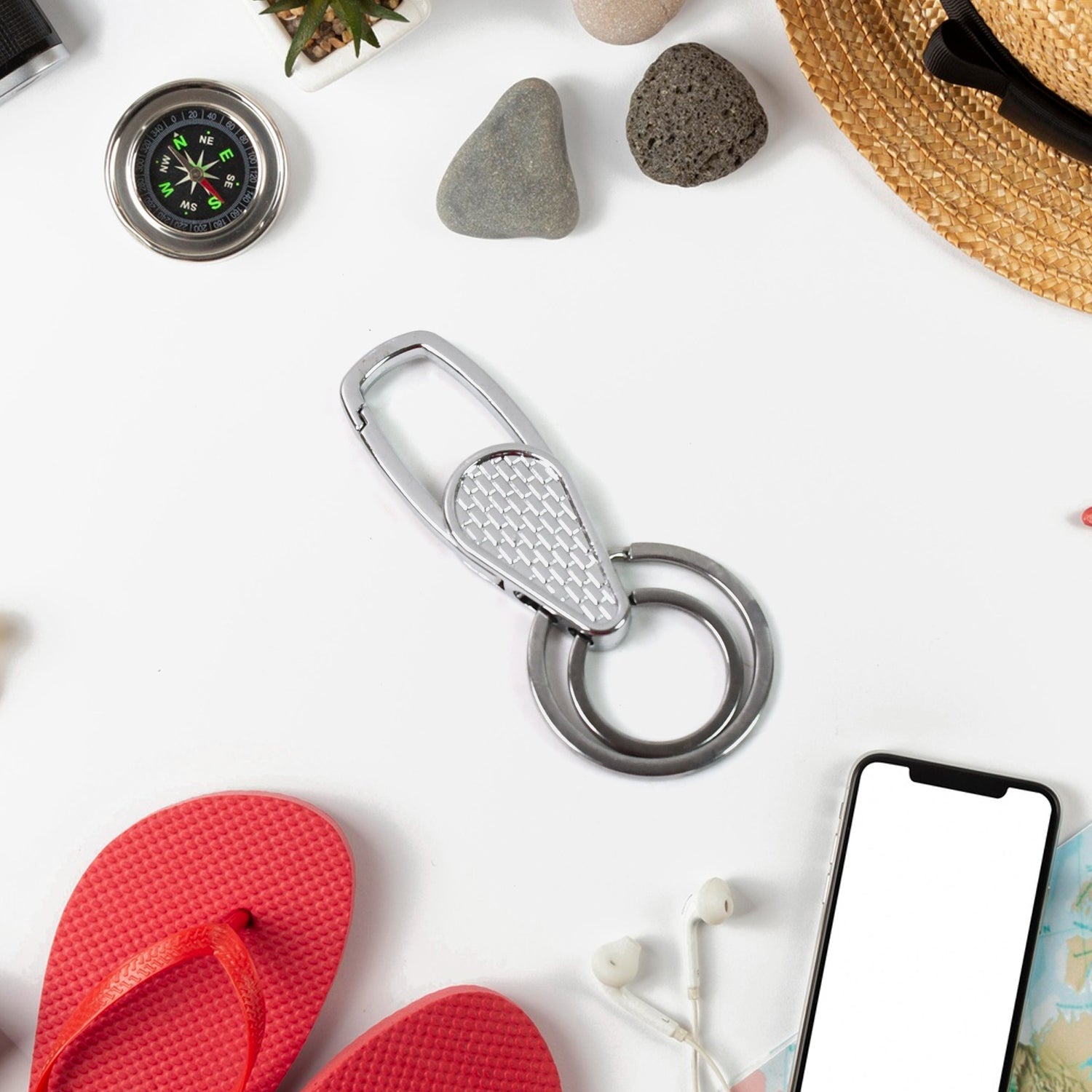 Luxury Stainless Steel Keychain