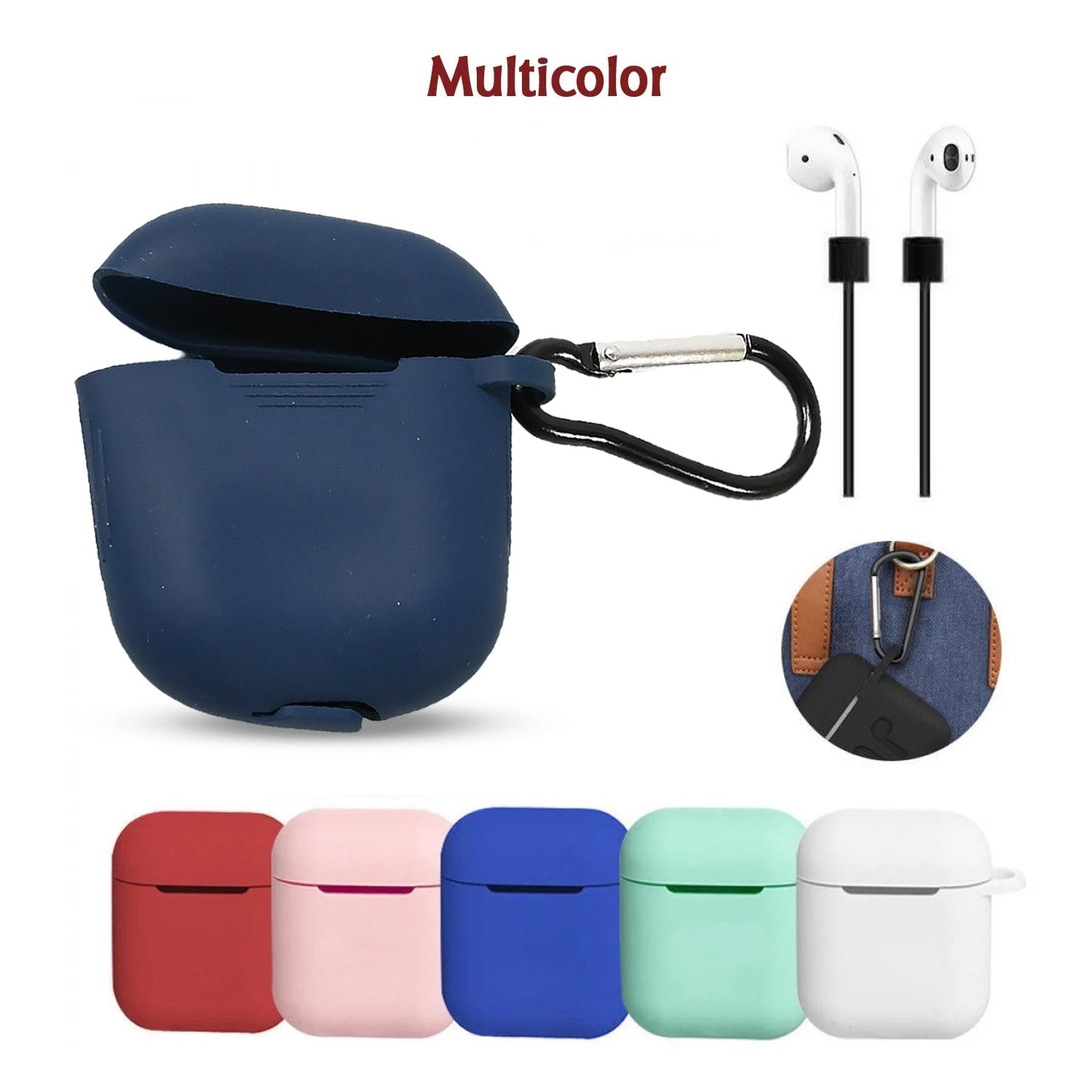 Portable Protective Cover for Wireless Earbuds