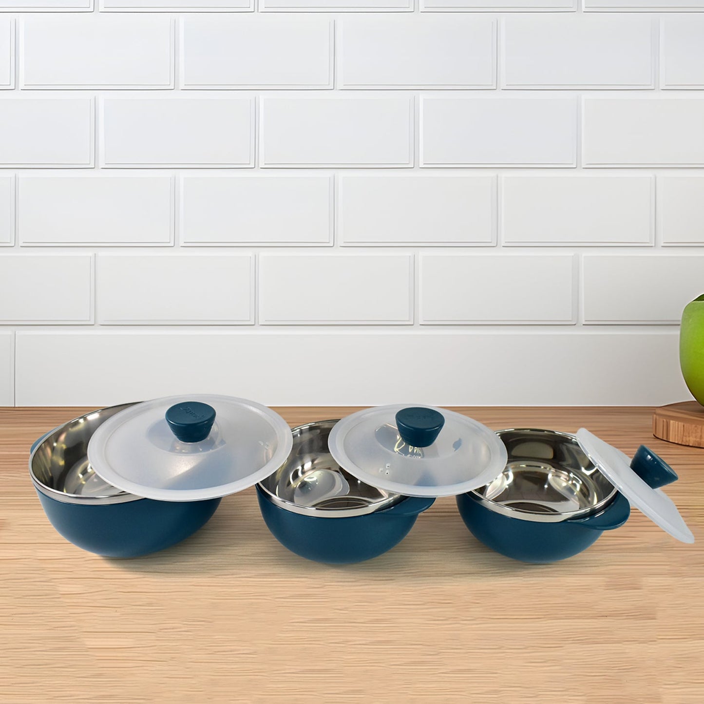 Nestable Microwave Reheating Bowls