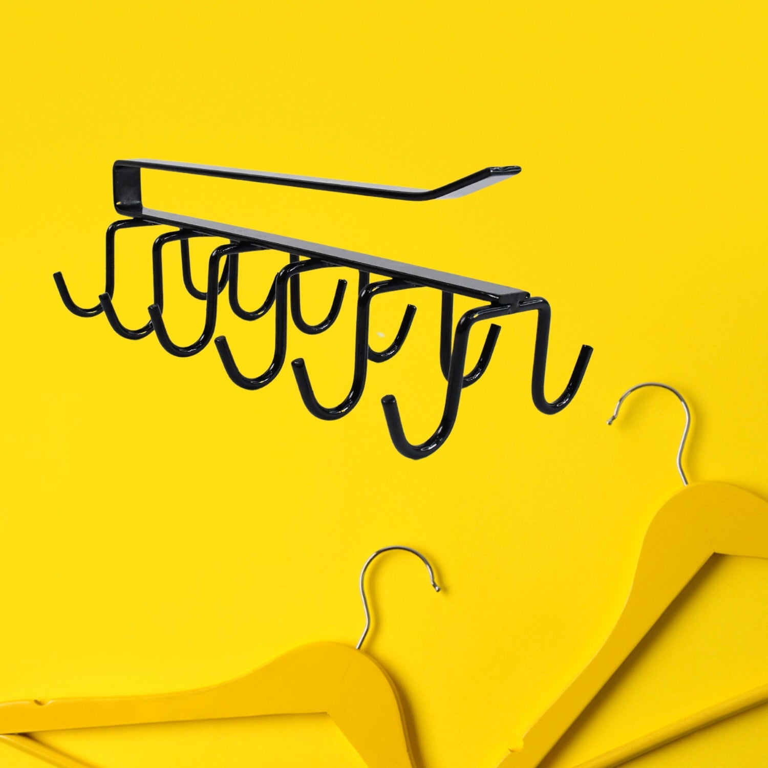 Double-row Iron Hanger 6 Hooks