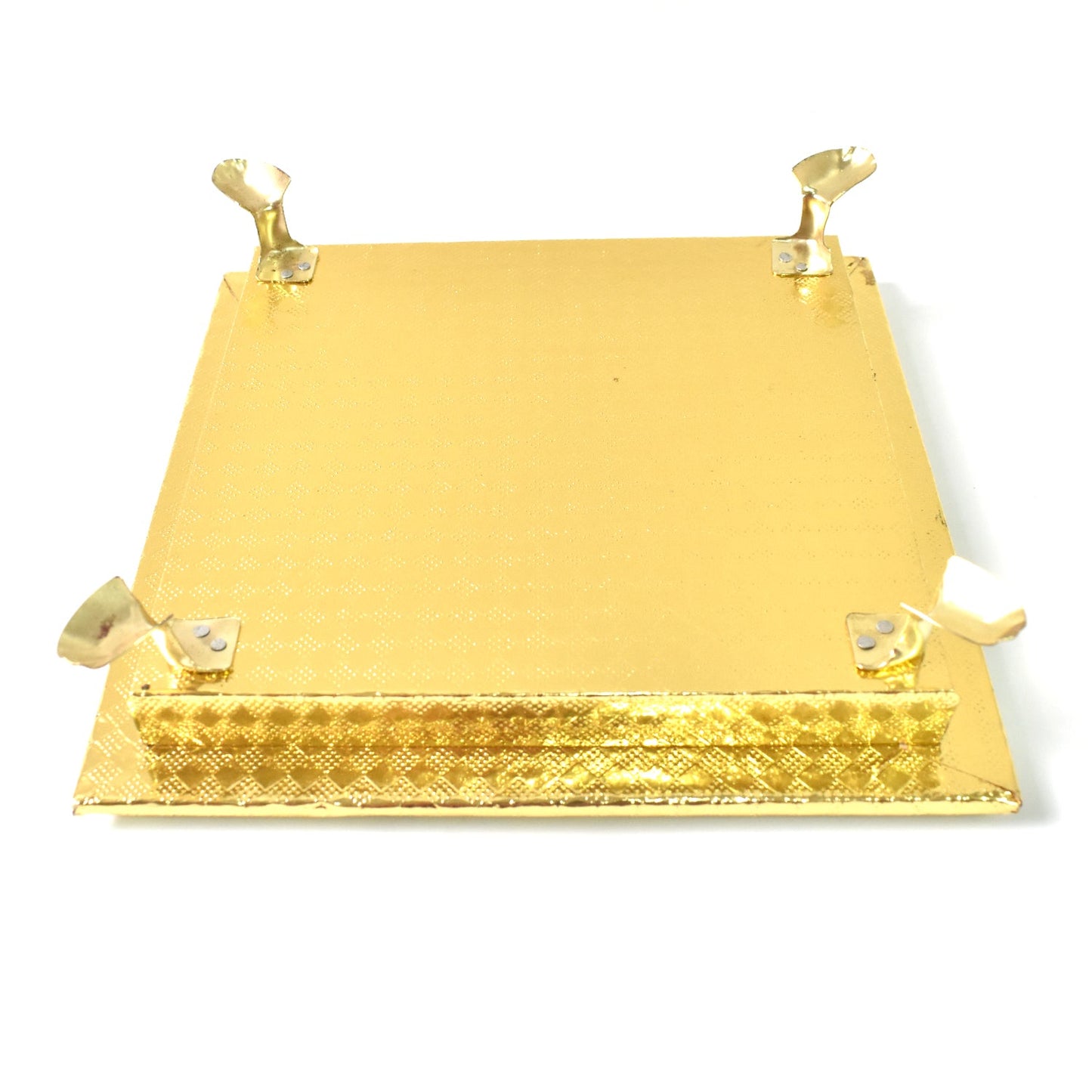 Golden - Square Pooja Chowki